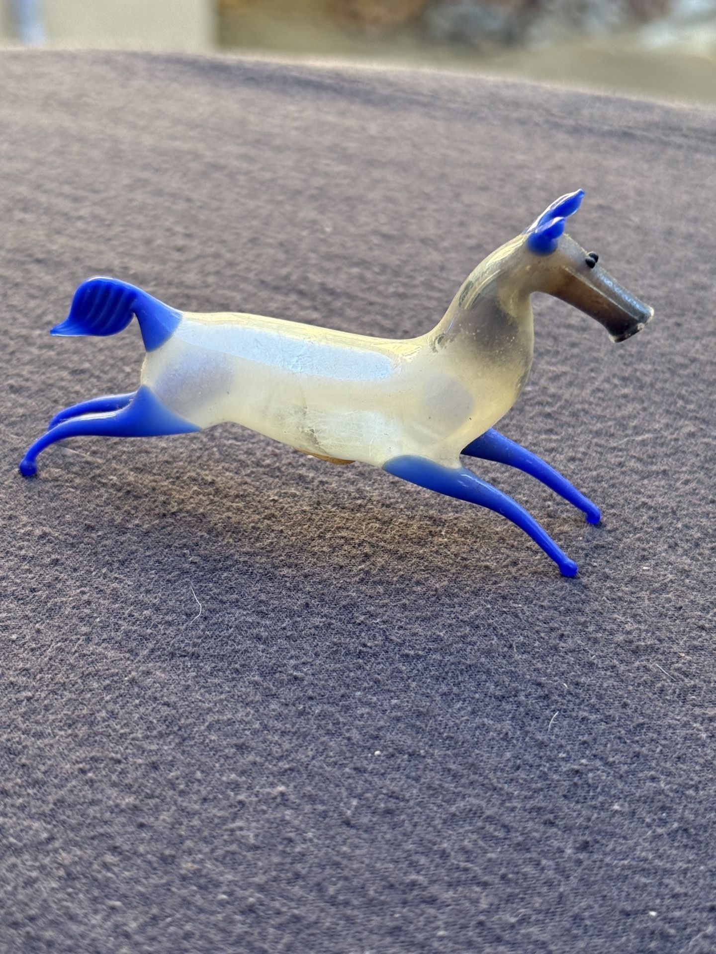 Bimini antique blue Mercury glass Horse