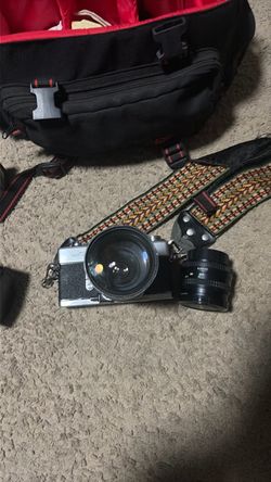 35mm Film SLR Camera with Extra Lens