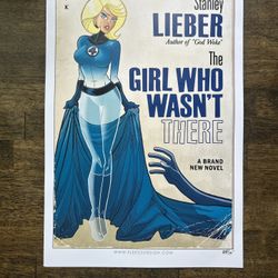 Autographed Sue Storm Pulp Cover By Tony Fleecs
