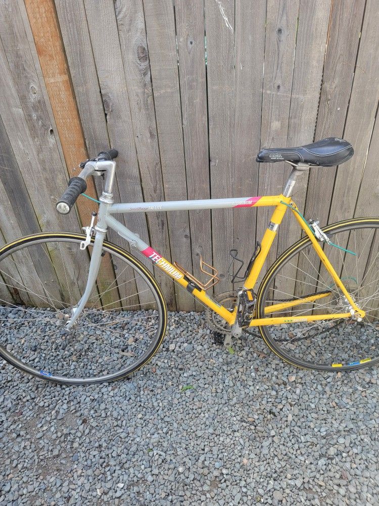 1988 vintage Raleigh Scott Tinley Tri-lite technium triathlon bicycle 50cm 20 in