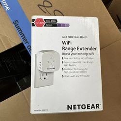 Netgear Internet Wifi Extender Ex6110/ New sealed