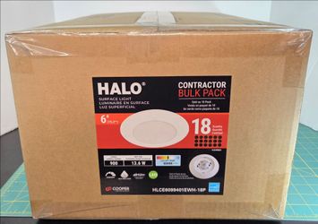 Halo 18 Pack 6" LED Surface Lights 4000k