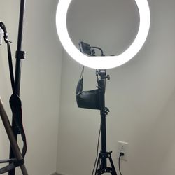 Ring Light And Tripods