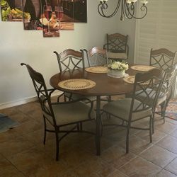 dining room table 6 chairs 3barstools