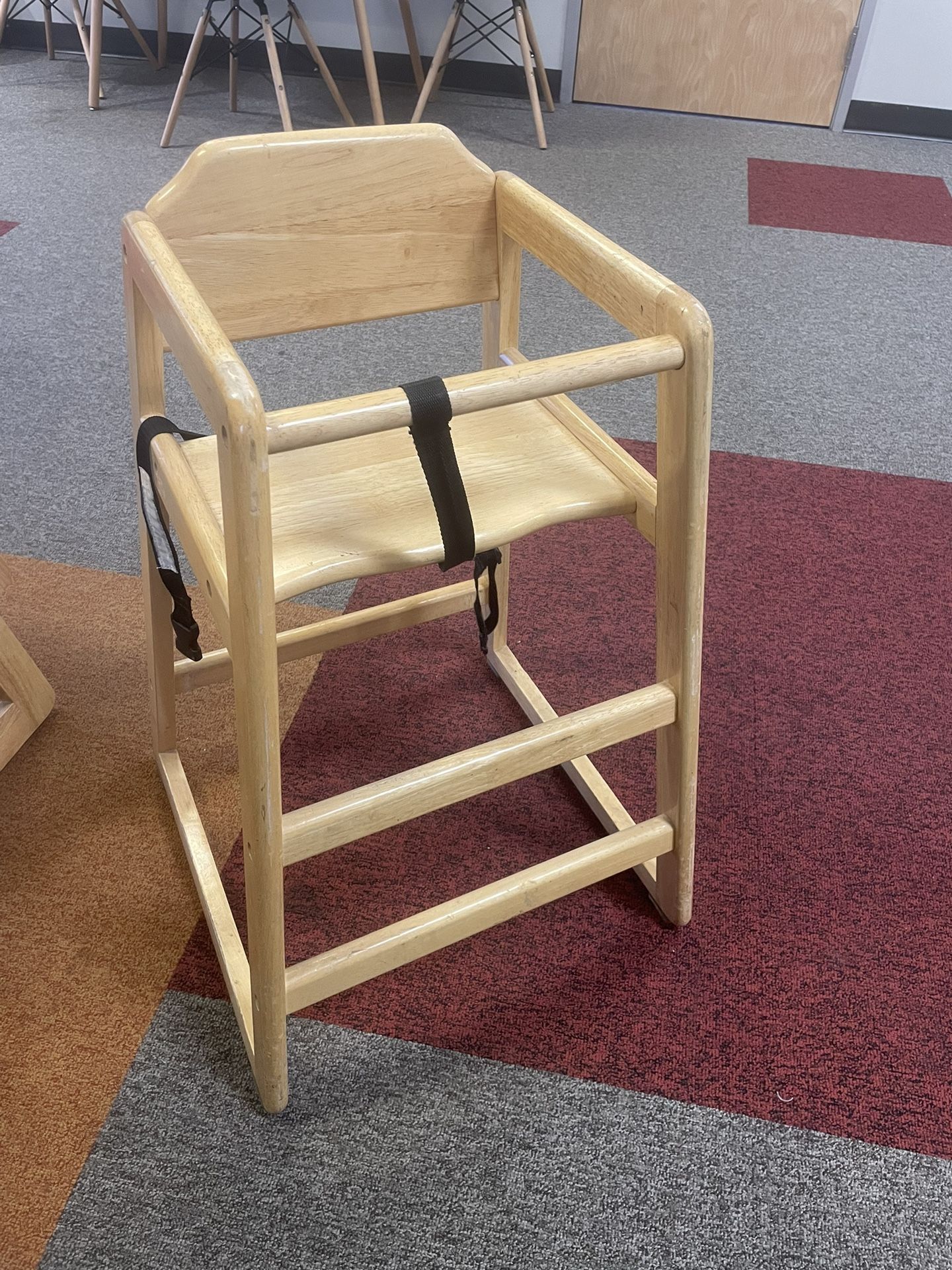Wood High Chair - 3 