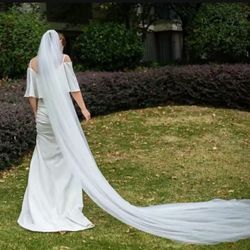 Ivory 9 Foot Veil