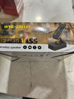 BetterBass WYS-2301BT Wireless Bluetooth Speaker
