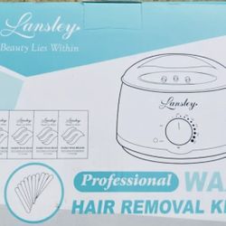 Lansley ALL-OVER Wax Warmer Kit Professional Wax Hair Removal Kit. You will receive everything shown in the pictures, excellent condition.