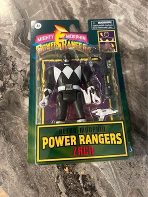 new sealed power rangers retro morphin ranger zack