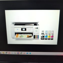 Eco Tank ET-2850 Wireless Color All-in-One Cartridge-Free Supertank Printer with Scan, Copy and Auto 2-sided Printing