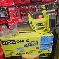 RYOBI ONE+ 18V Handheld Cordless Pool Vacuum Cleaner (Tool Only) with Floor Head