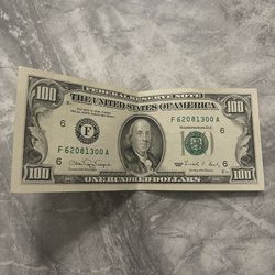 Franklin 100$ bill Currency Note