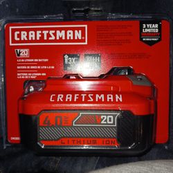 Craftsman 4.0ah 20v Battery