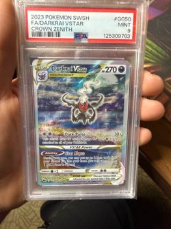 🌑 Pokémon PSA 9 Darkrai VSTAR GG50 🌑