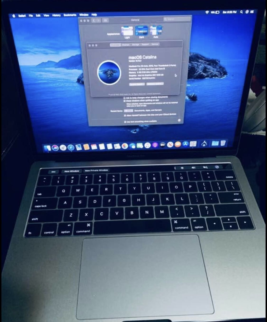 2019 MacBook Pro TOUCHBAR