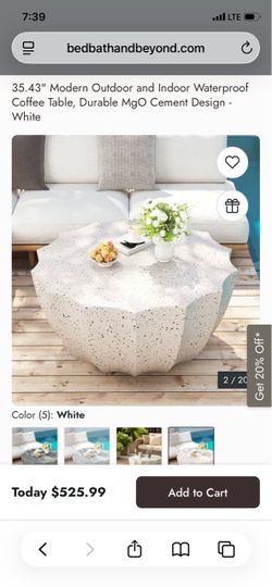 Bed Bath and Beyond indoor or outdoor coffee table