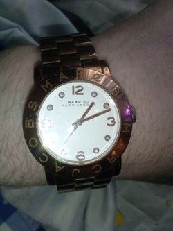 Marc By Jacob Rose Gold Keeps Time It's Ticking 