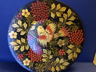 Russian Collectibles Wooden Trays