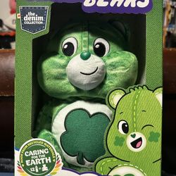 Care Bears Good Luck Bear The Denim Collection Green New
