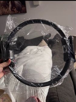 black Pilates ring (magic circle) with padded handles