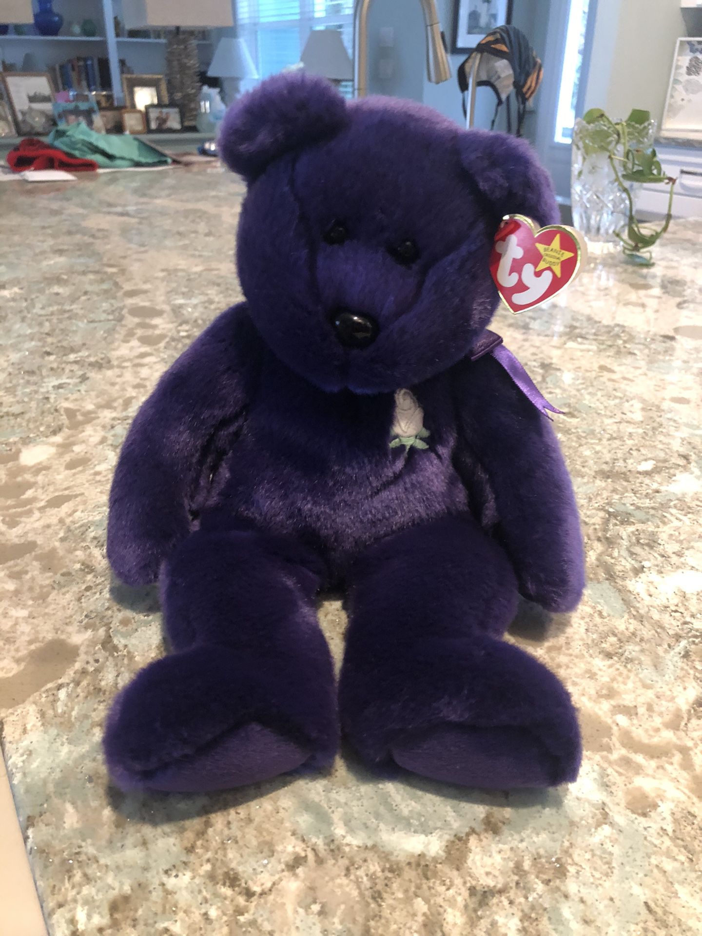 TY BeanyBaby Stuffed Plush Teddy Bear Made for Princess Diana