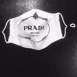 Luxury Designer fabric Face Mask with Soft Earloops 2 Layer