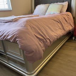 Used Glamour Princess Queen Bedroom Set OBO