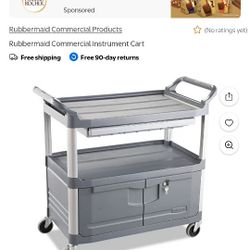 Rubbermaid Commercial Utility Cart, 300lb Capacity,.Used but Great Price