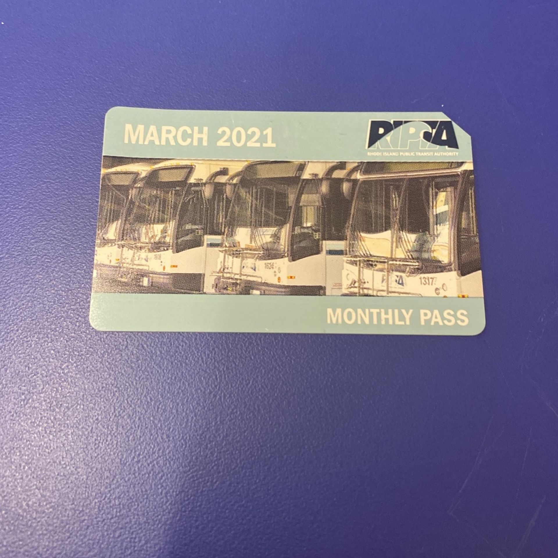 March 2021 Monthly Buss Pass