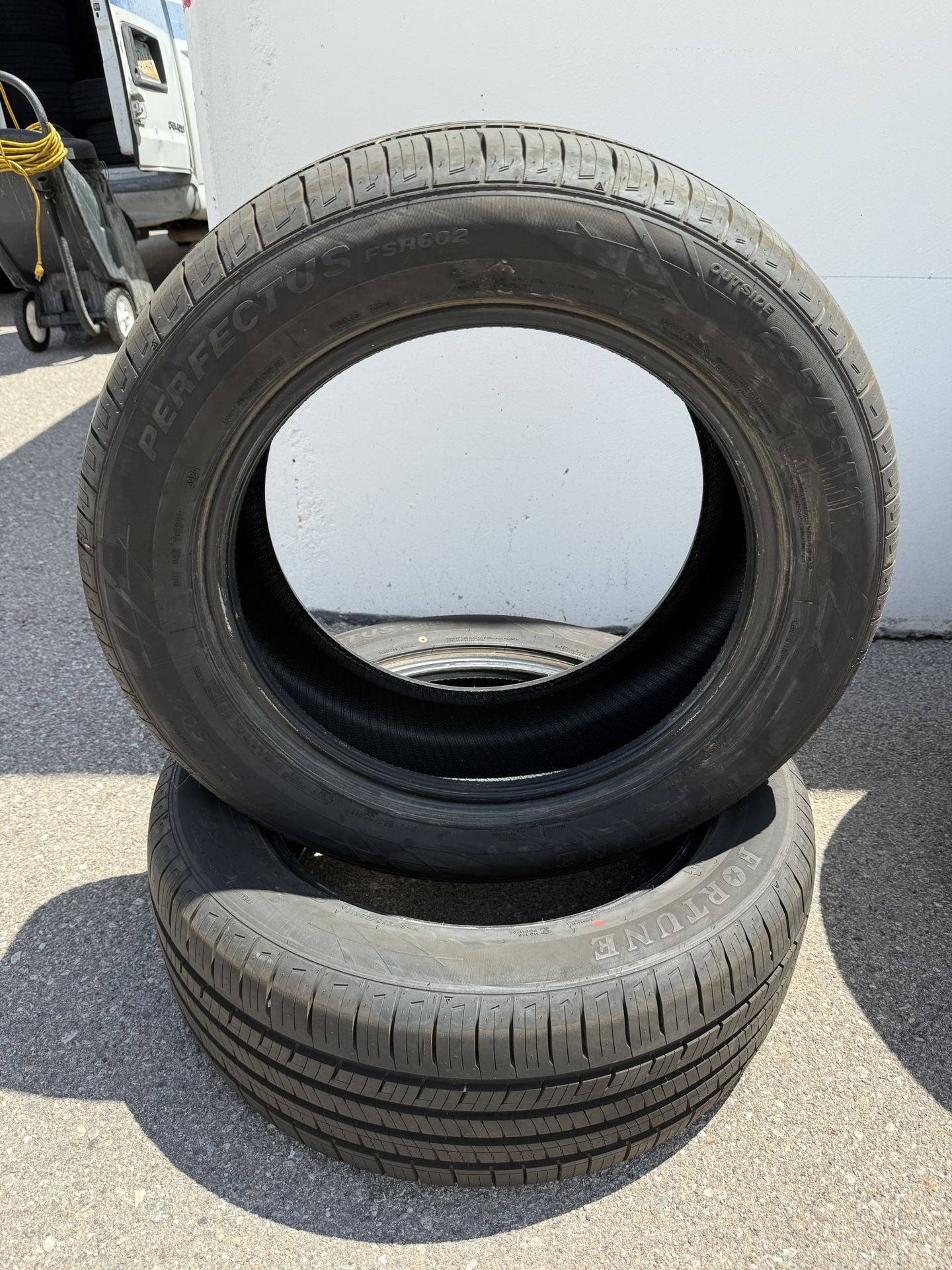 Two tires Fortune perfectus 235/55 R17