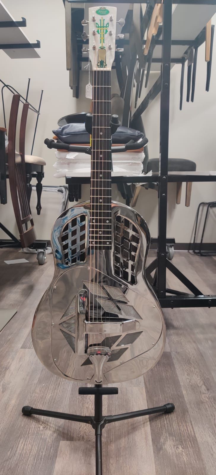 Regal RC-57 Metal Body Tricone Resophonic Guitar