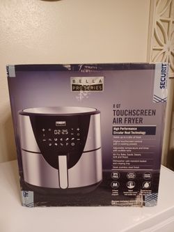 Bella 8qt Touchscreen Air Fryer
