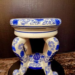 Vintage Oriental Porcelain Plant Stand Vase Stand Sculpture Stand 8"×8" Vintage Oriental Planter $87 