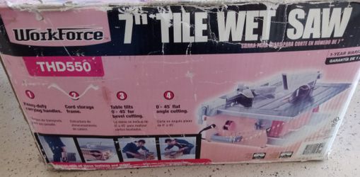 7" Tile Cutting Wetsaw , Good Condition