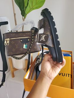 Louis Vuitton Monogram Platform Sandals