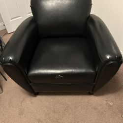 FREE Black Leather Chair 