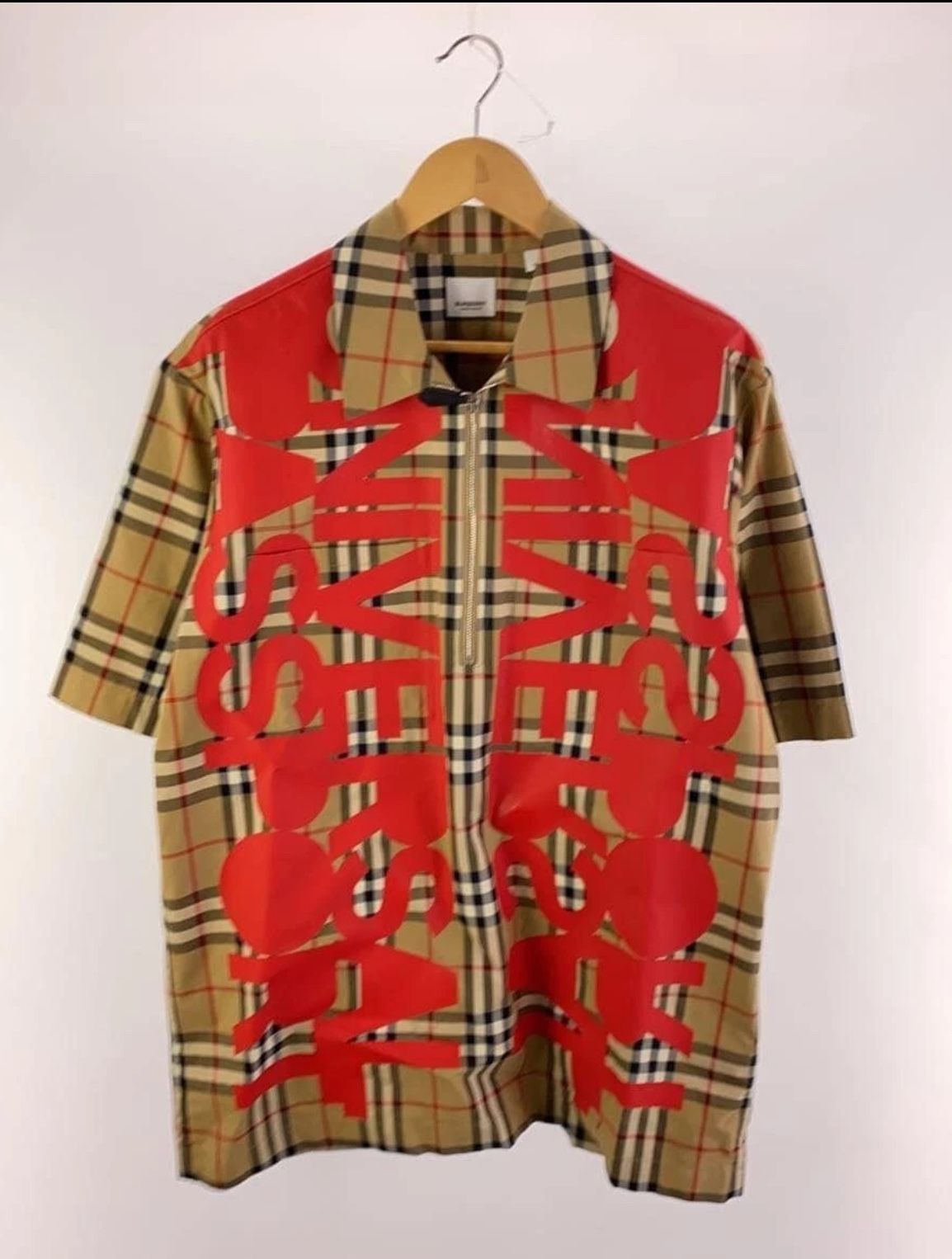 BURBERRY short sleeve shirt