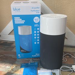 BLUEAIR Bedroom Air Purifier, Air Cleaner Dust Pet Dander Smoke Mold Pollen Allergen, Odor Removal, for Home Office Nursery HEPA Silent