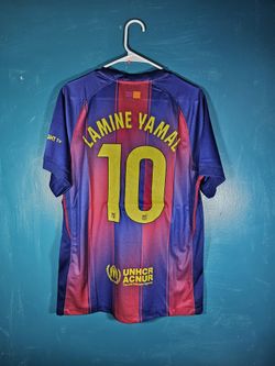 Barcelona Home Jersey ( Lamine Yamal)