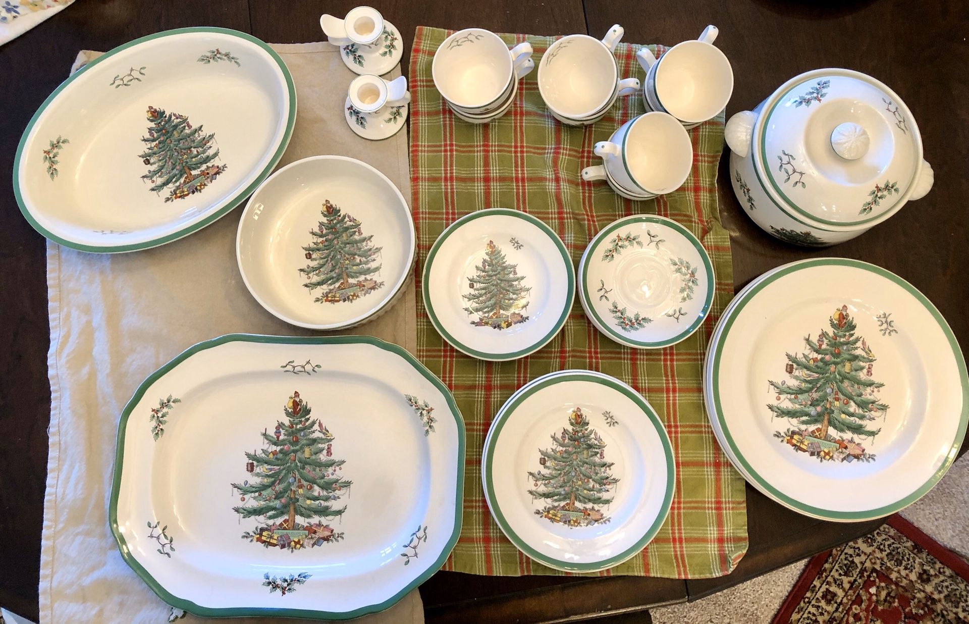 Spode Christmas china set