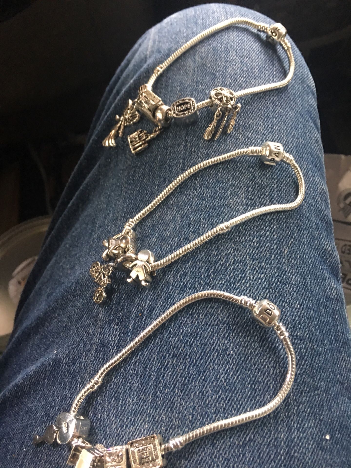 Pandora Bracelet With Charms