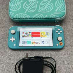 Nintendo Switch Lite Turquoise Animal Crossing Edition