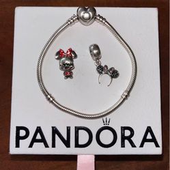 Pandora Bracelet Original Minnie Mouse Charms