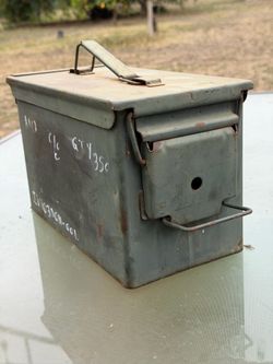 Steel Military Ammo Box / Ammo Can – $20