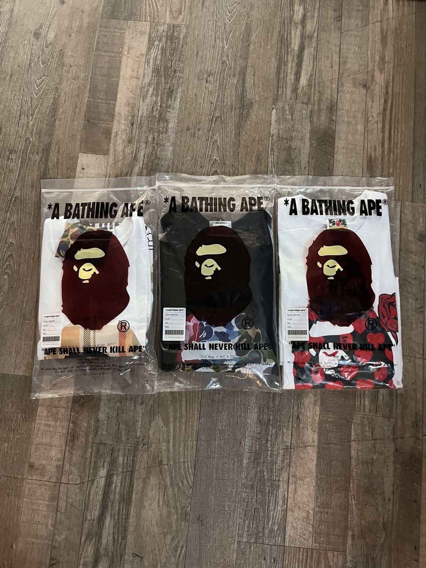 BAPE T-shirt’s