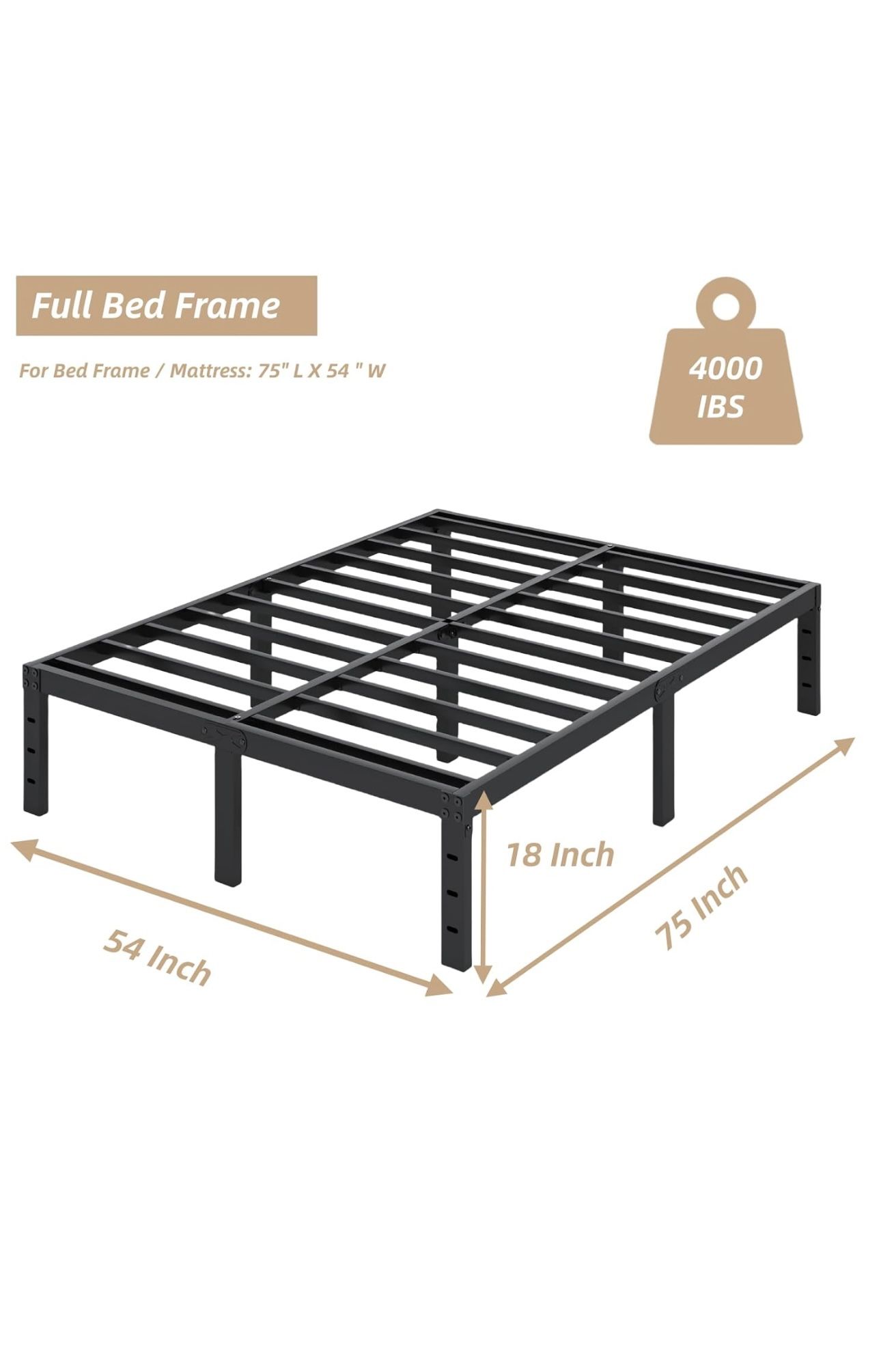 Full Metal Bed Frame