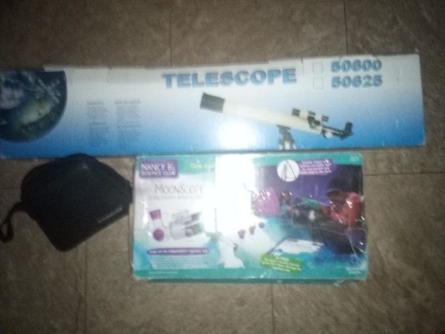 Twinstar Telescope Binoculars Moonscope Microscope