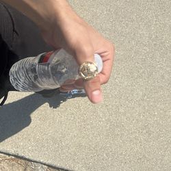 gold ring / gold nugget / scarface ring