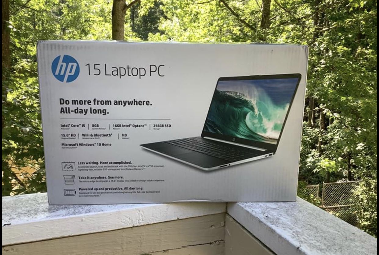 HP Laptop i5 10th Gen 8gb ram 256ssd brand new