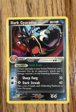 Pokémon Dark Gyarados 36/109 Team Rocket Returns Reverse Holo Rare 2005